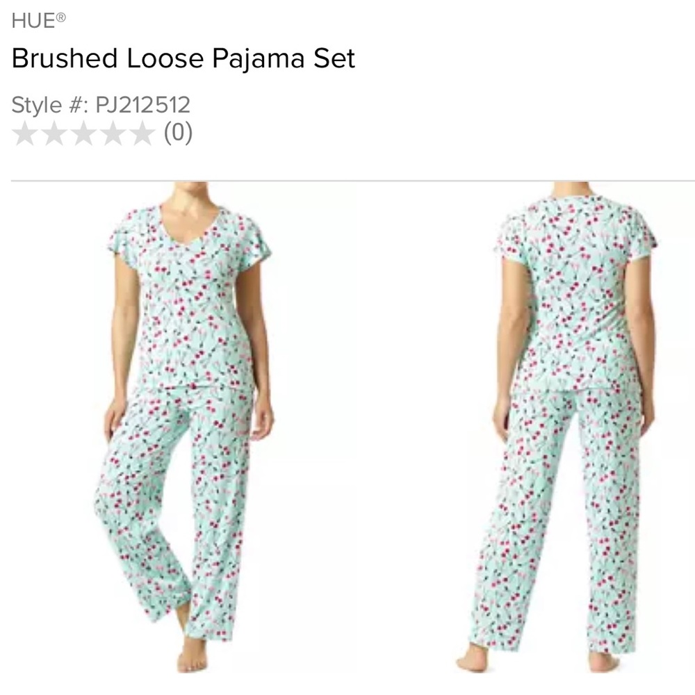 🍒 HUE Brushed Loose Pajama Set